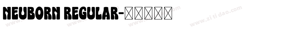 Neuborn Regular字体转换